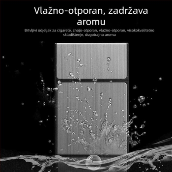 20 komada plastične kutije za cigarete na preklop, mekana, tvrda kutija, univerzalna prijenosna kutija za cigarete otporna na vlagu, kompresijska kutija za cigarete na kopčanje