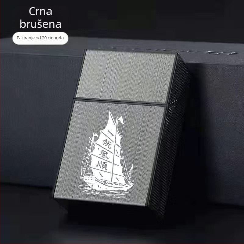 20 komada plastične kutije za cigarete na preklop, mekana, tvrda kutija, univerzalna prijenosna kutija za cigarete otporna na vlagu, kompresijska kutija za cigarete na kopčanje