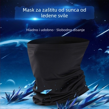 Ljetna višenamjenska ogrlica za sunčanje s kremom za sunčanje za vanjsku sportsku opremu za biciklizam i motocikle, masku za jahanje od ledene svile