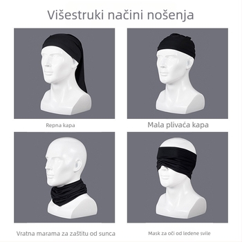 Ljetna višenamjenska ogrlica za sunčanje s kremom za sunčanje za vanjsku sportsku opremu za biciklizam i motocikle, masku za jahanje od ledene svile