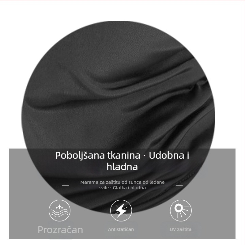 Ljetna višenamjenska ogrlica za sunčanje s kremom za sunčanje za vanjsku sportsku opremu za biciklizam i motocikle, masku za jahanje od ledene svile