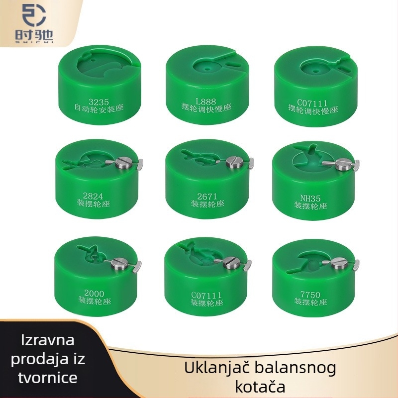 Stol za popravak, ugradnja balansnog kotača 2829, rastavljanje i montaža opruge za ravnotežu 2824, alat za balansni kotač 7750/NH35, baza za brzu montažu