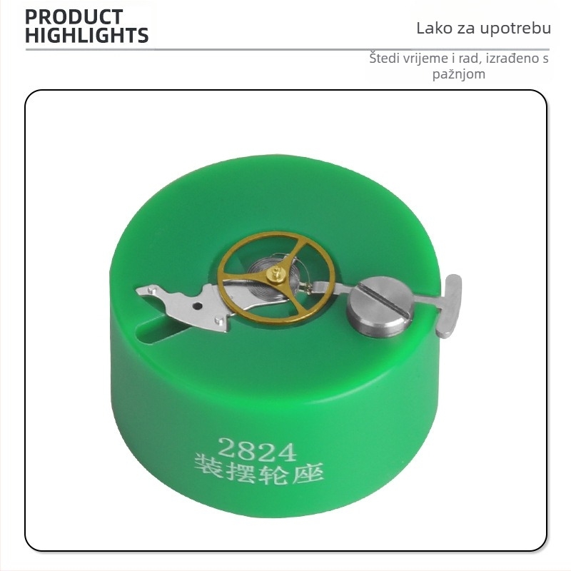 Stol za popravak, ugradnja balansnog kotača 2829, rastavljanje i montaža opruge za ravnotežu 2824, alat za balansni kotač 7750/NH35, baza za brzu montažu