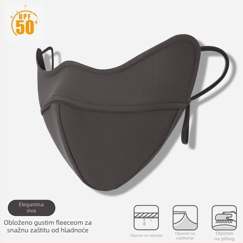 Zimska topla maska za hrskavicu, hladnootporna zaštita kutova očiju, ženska trodimenzionalna maska za jahanje od čistog pamuka, otporna na vjetar, periva