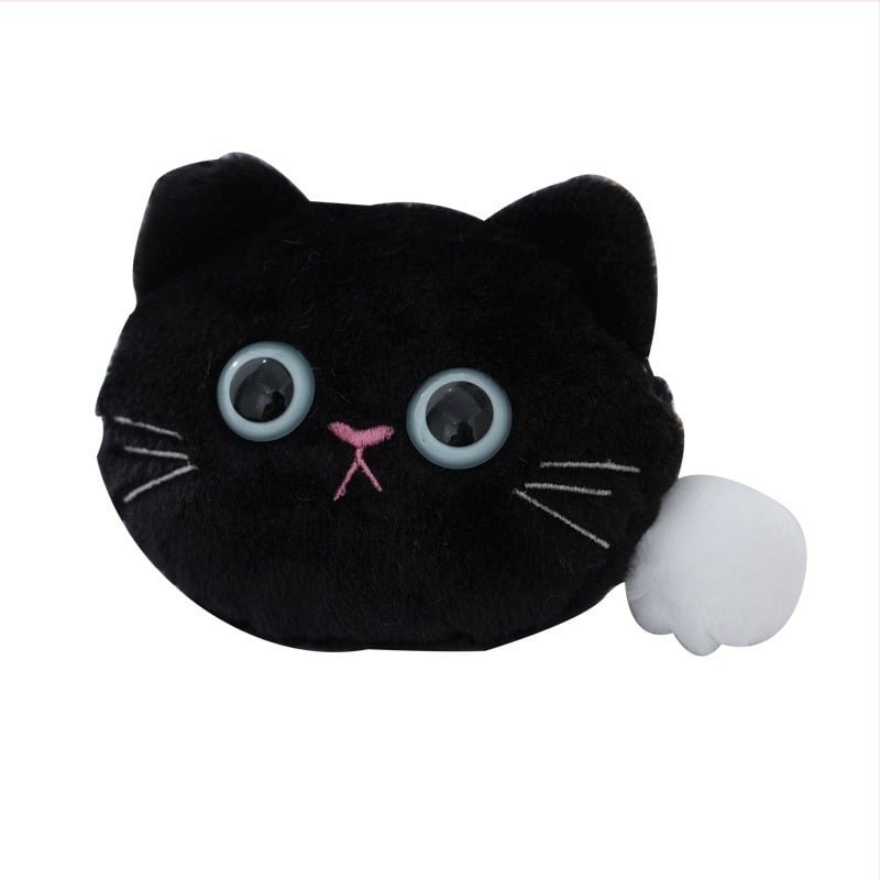 Prekogranična crtana mačka plišana torbica za kovanice torba za slušalice dječja torbica za kovanice studentski novčanik privjesak za ključeve veleprodaja