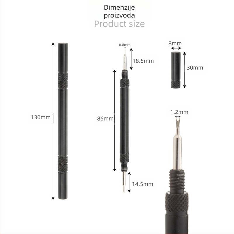 Alat za popravak satova, sirova serija zamjenskih remena za sat, sirova metalna zamjena za uši, dvostruka serija za uši, opruga, alat za uklanjanje sirovih ušiju