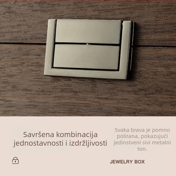 Kutija za satove s uzorkom oraha, serija s više položaja za pohranu nakita, kutija za satove, futrola za naočale, pohrana sunčanih naočala
