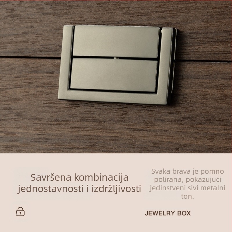 Kutija za satove s uzorkom oraha, serija s više položaja za pohranu nakita, kutija za satove, futrola za naočale, pohrana sunčanih naočala