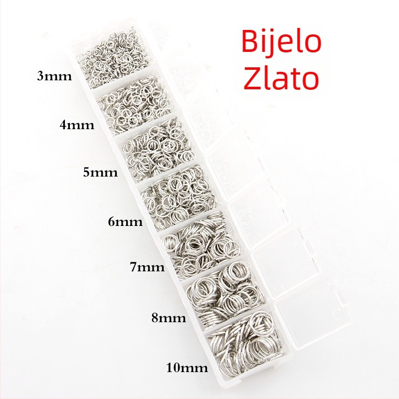 DIY nakit pribor galvanizacija otvoreni prsten zatvoreni prsten jedan prsten ručno rađene butik naušnice naušnice nakit pribor materijali