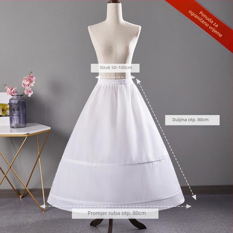 Vjenčanica suknja nasilna podesiva suknja s ribljom kosti vjenčanica suknja s repom Lolita cvijet vjenčanje Carmen suknja