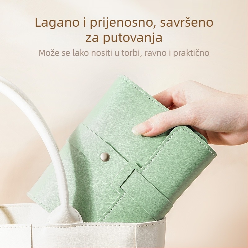 Vrećica za pohranu naušnica, kreativna višenamjenska knjiga za pohranu naušnica, prijenosna vrećica za naušnice i nakit, vrećica za pohranu nakita velikog kapaciteta