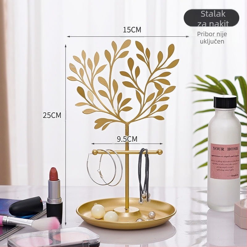 Lagani luksuzni stalak za nakit, skandinavski stalak za ključeve, višenamjenski stalak za ogrlice i prstenje, popularan nakit