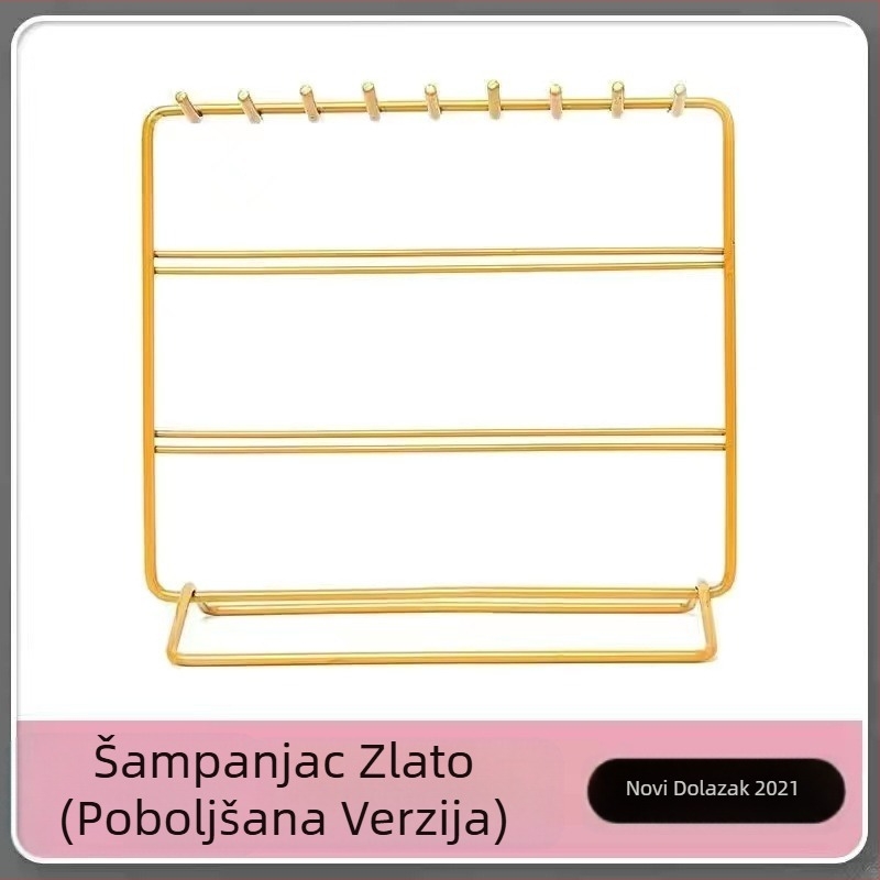 Lagani luksuzni stalak za nakit, skandinavski stalak za ključeve, višenamjenski stalak za ogrlice i prstenje, popularan nakit
