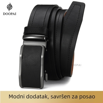 Amazon AliExpress Export Remen Muški Jednostavni Univerzalni Legijski Remen s Automatskom Kopčom Omladinski Hlače Srednje Dobne Poslovne