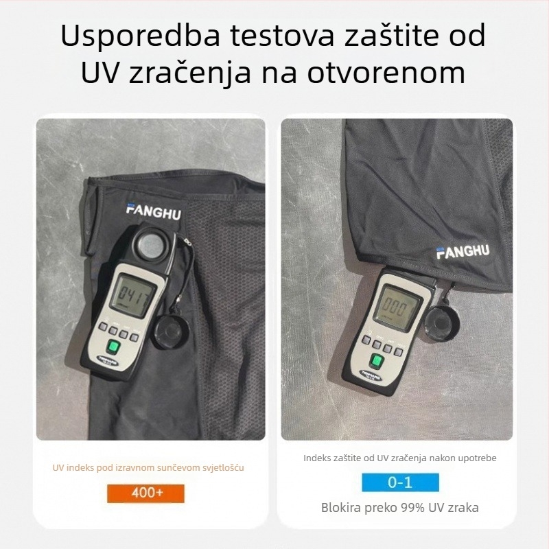 Nova tanka ljetna maska protiv ultraljubičastog zračenja za muškarce, za vanjsku upotrebu, golf, sportove i biciklizam, prozračni veo za vrat iz 2025.