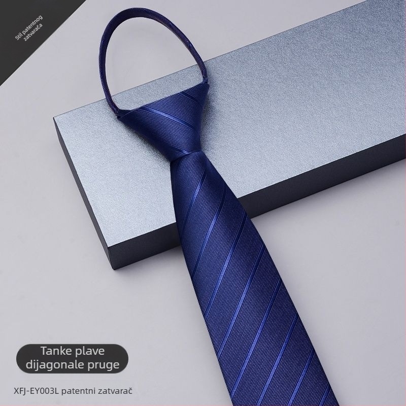 Muška haljina bez kravate s patentnim zatvaračem, muško poslovno vjenčanje, odijelo za mladoženju, crno plavo, lagano za navlačenje