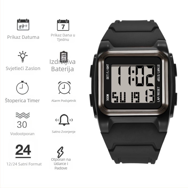 Znanost i tehnologija, sense watch, visoka vrijednost boja, studentska zabava, jednostavan modni nišni dizajn, jednorog, vodootporni elektronički sat