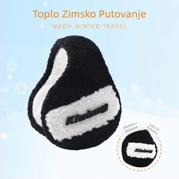 Tople zimske ženske štitnike za uši otporne na hladnoću i vjetar, muške štitnike za uši protiv smrzavanja, štitnici za uši za nošenje na leđima, sklopivi štitnici za uši, veleprodaja