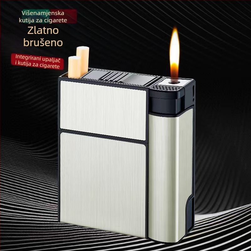Internet crveni kreativni upaljač za cigarete integrirani paket od 20 personaliziranih prijenosnih upaljača za cigarete otpornih na tlak i vlagu s upaljačem