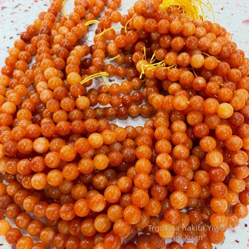 Sunčev kamen narančaste mjesečine labave perle plus žad perle u boji DIY nakit pribor veleprodaja izvor tvornica spot izravna prodaja