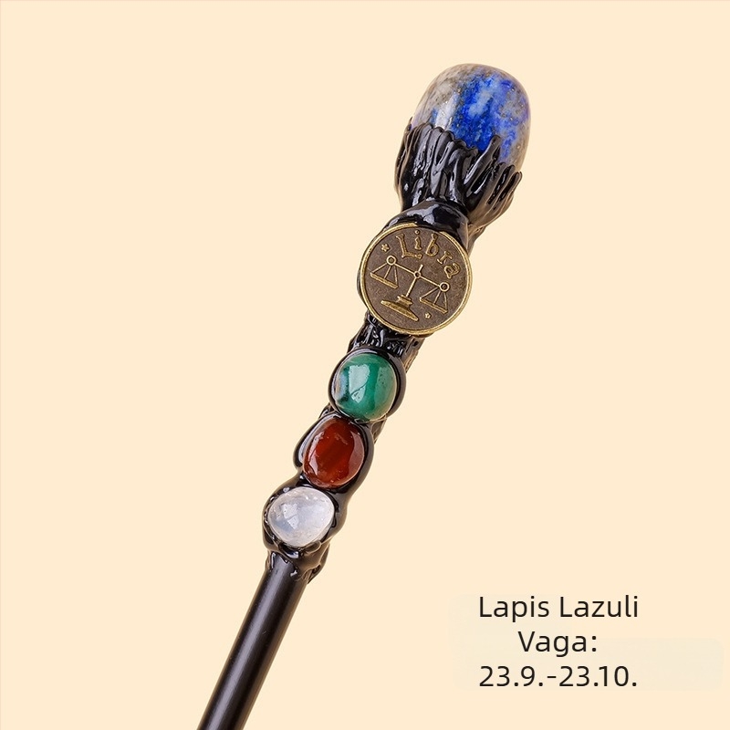 Prekogranični prirodni kristalni originalni kamen dvanaest zviježđa čarobni štapić kristalni element originalni kamen čarobno žezlo rekviziti veleprodaja