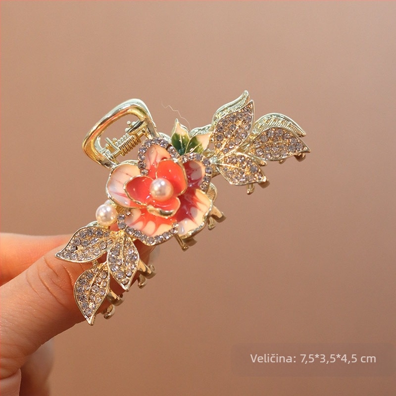 Nova kopča za kosu u kineskom nacionalnom stilu, velika drevna resasta ukosnica za kosu za leđa, visokokvalitetna maska za lice s likovima fu, kopča za morskog psa