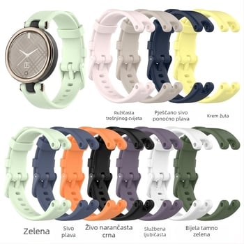 Pogodno za GarminLily sat silikonski remen ženski sat sportski remen s alatom za rastavljanje