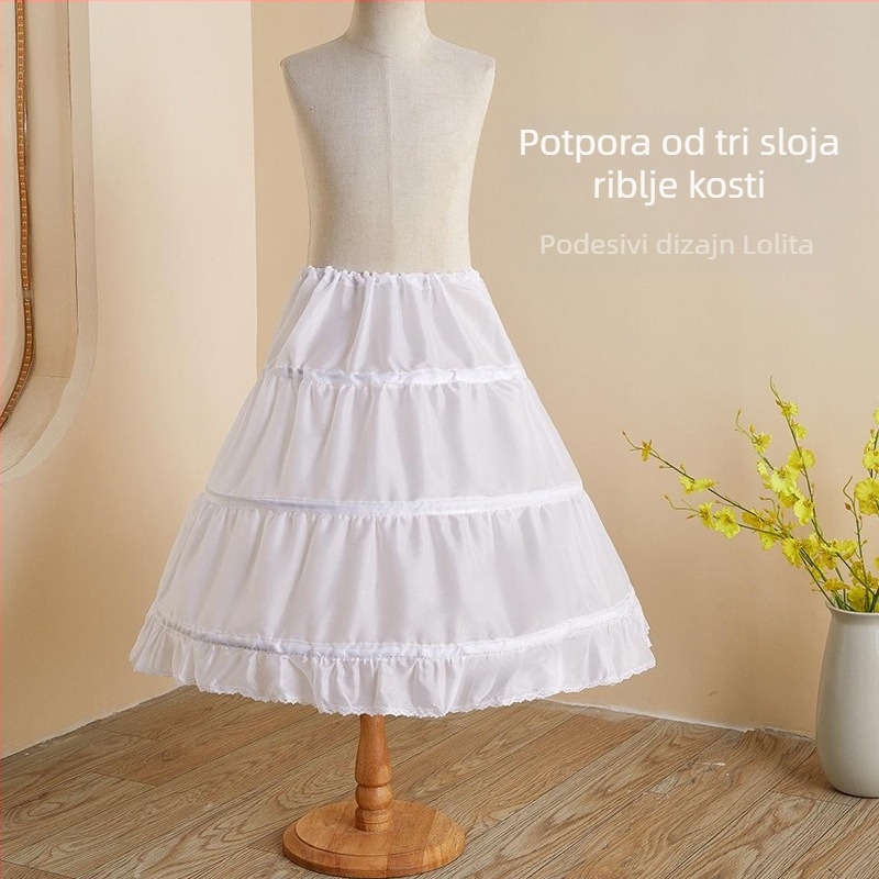 Dječji princezini Pironsi Lolita Nasilni podesivi Pironsi s ribljom kosti Dječji performans Pironsi Unutarnje podsuknje