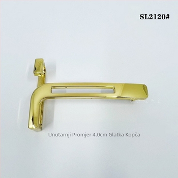 Dh tvornica izravna prodaja muška poslovna ležerna svestrana kopča za remen 4,0 cm legura cinka glatka ploča kopča u obliku slova T veleprodaja