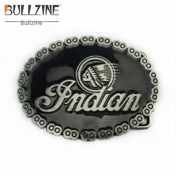 BULLZINE Kopča za remen od legure cinka za indijske motocikle 03137 Retro ležerna kopča za remen