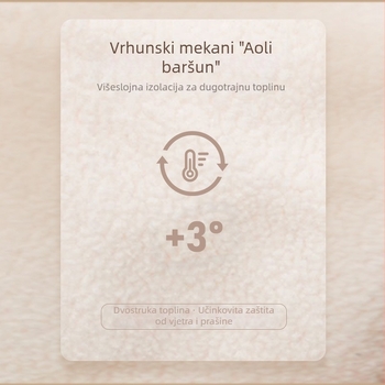 Zimska topla maska, podstavljena baršunom, zadebljana, otporna na vjetar, hladnoću, otvorena, prozračna maska za cijelo lice, za sportove na otvorenom, jahanje