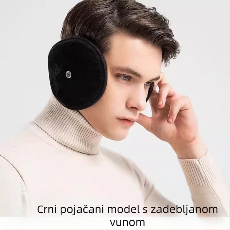 Štitnici za uši Topli štitnici za uši od čiste vune Muški i ženski štitnici za uši Zaštita za uši protiv smrzavanja Zadebljane vrećice za uši Otporne na vjetar Otporne na hladnoću Jesen i zima