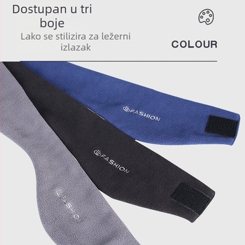 Traka za zaštitu ušiju, muška traka za kosu, zimska topla traka za glavu od polarnog flisa, marama za glavu, za sportove na otvorenom, trčanje, jahanje i ograničavanje kretanja