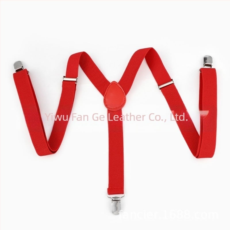 Prekogranična moda, ležerne elastične tregere s tri kopče, jednobojne, podesive duljine, unisex tregeri, tvornički ravne kose