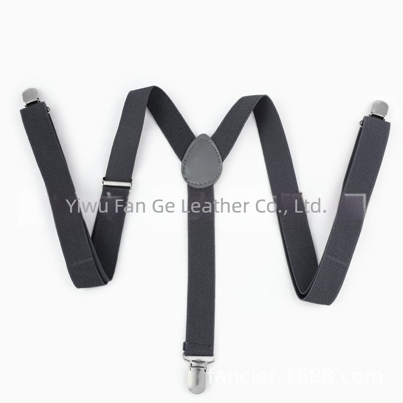 Prekogranična moda, ležerne elastične tregere s tri kopče, jednobojne, podesive duljine, unisex tregeri, tvornički ravne kose