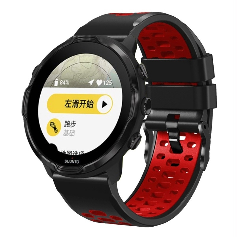 Novi proizvod primjenjiv za songtuo Suunto7D5 songtuo 9spartan sportski sat s dvobojnim silikonskim prozračnim remenom 9