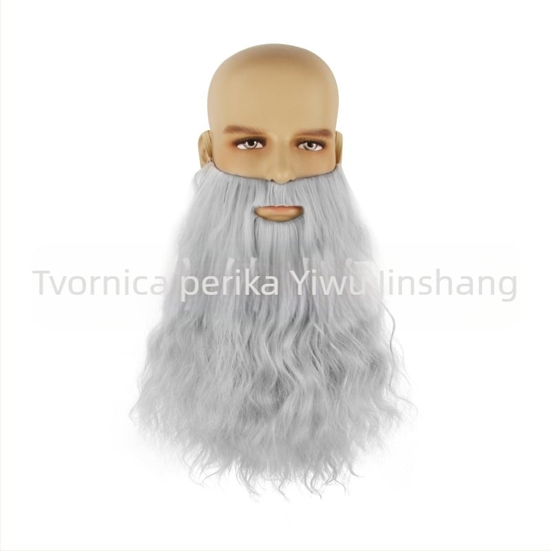 Noć vještica perika brada brada Gandalf brada cosplay rekviziti za bradu