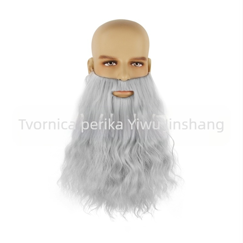 Noć vještica perika brada brada Gandalf brada cosplay rekviziti za bradu