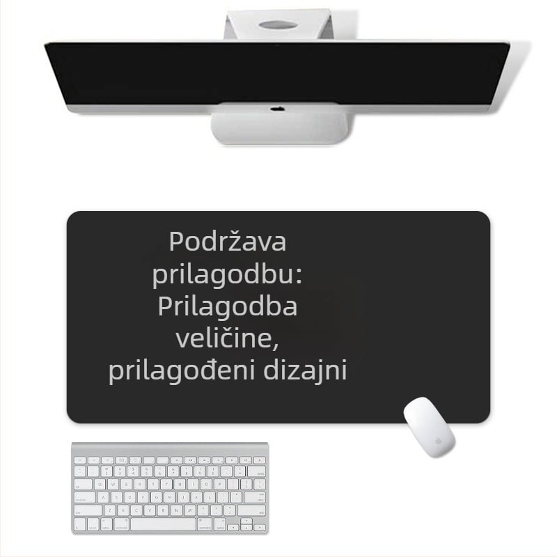 Amazonova prekogranična nova podloga za miša s motivom cvijeća, zelenih biljaka, jednostavnim cvijećem, super velikim, otpornim na prljavštinu, neklizajućom gumenom podlogom