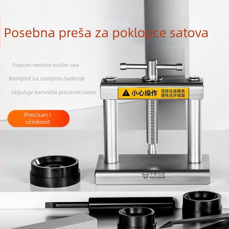 Alat za popravak satova, preša za poklopce satova, ručni pritisak, mjenjač poklopaca kvarcnih satova, otvarač poklopca baterije, specijalni alat za popravak