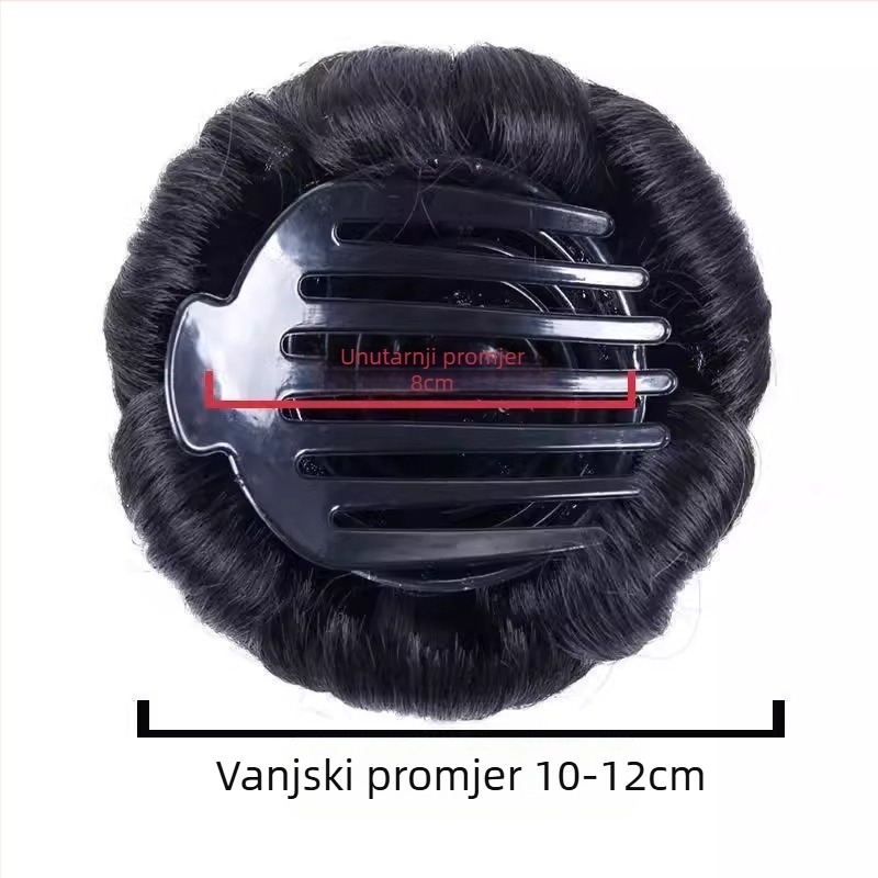 Perika, paket za kosu s cirkonima, pupoljci, dodaci za kosu, kopča s devet cvjetova, kuglasta glava, paket za uvijanje kose