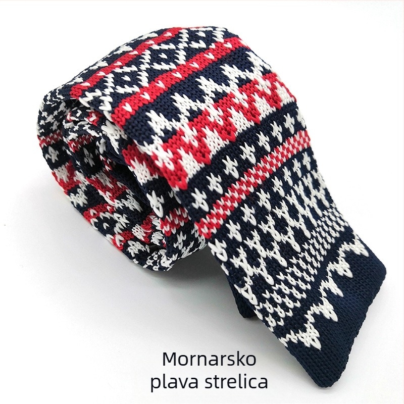 Spot ponuda pletene kravate za muškarce, formalne poslovne retro vunene kravate, pletene ravne kravate jednobojne veličine na veliko
