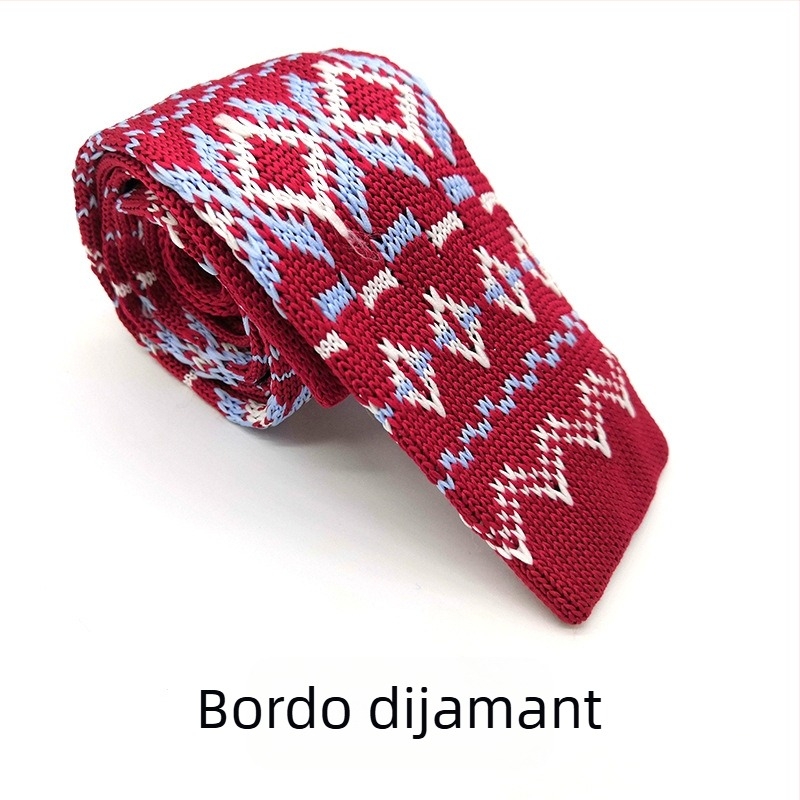 Spot ponuda pletene kravate za muškarce, formalne poslovne retro vunene kravate, pletene ravne kravate jednobojne veličine na veliko