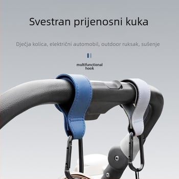 Jednostavna kopča od aluminijske legure za planinarenje električni bicikl univerzalni višenamjenski bicikl jaka kuka za kolica s čičkom