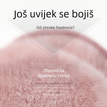 Zimske vruće prodavane štitnike za uši za nošenje na stražnjoj strani, mekane i udobne pletene štitnike za uši u jednoj boji, moderna topla torba za zaštitu ušiju