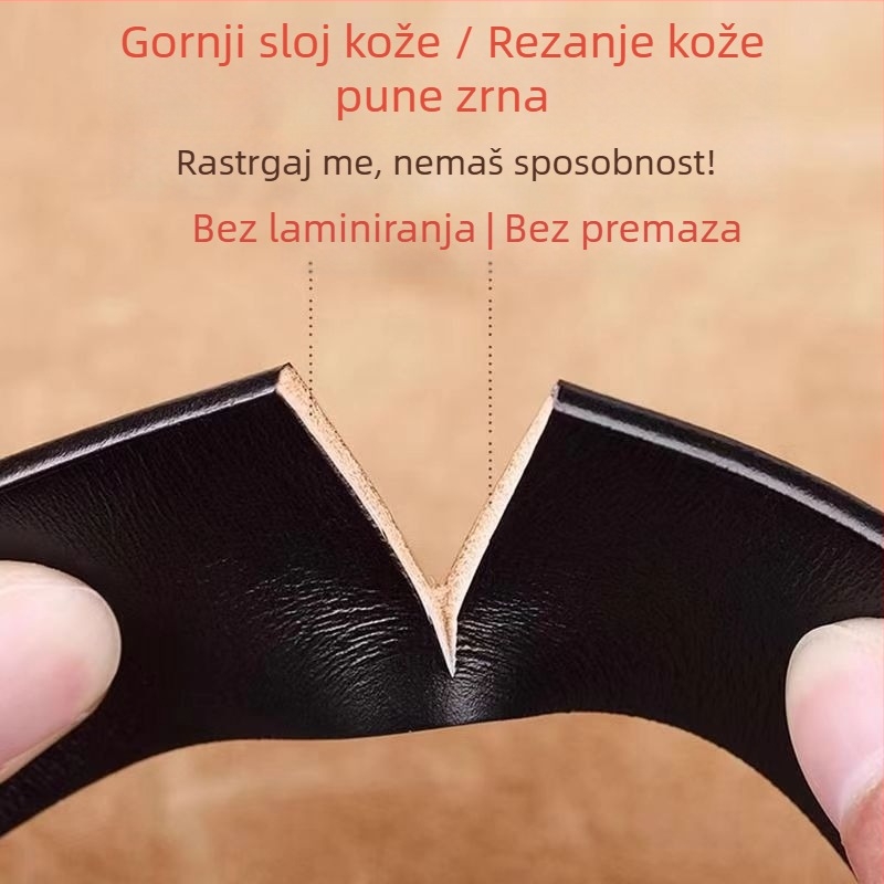 Paul Pin Buckle muški remen novi pravi kožni ležeran višenamjenski remen poslovni remen za mlade i srednje dobi od kravlje kože za hlače