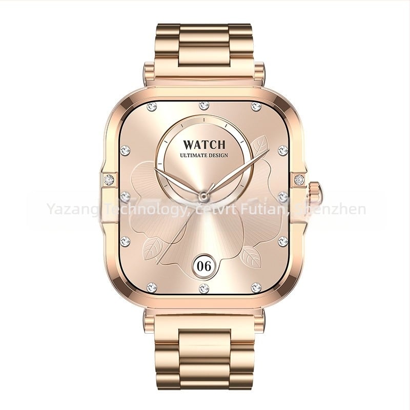 Pametni sat Cross-Border Hk82, AMOLED, uvijek uključen zaslon, Bluetooth poziv, višenamjenski pedometar za žene, sportski sat