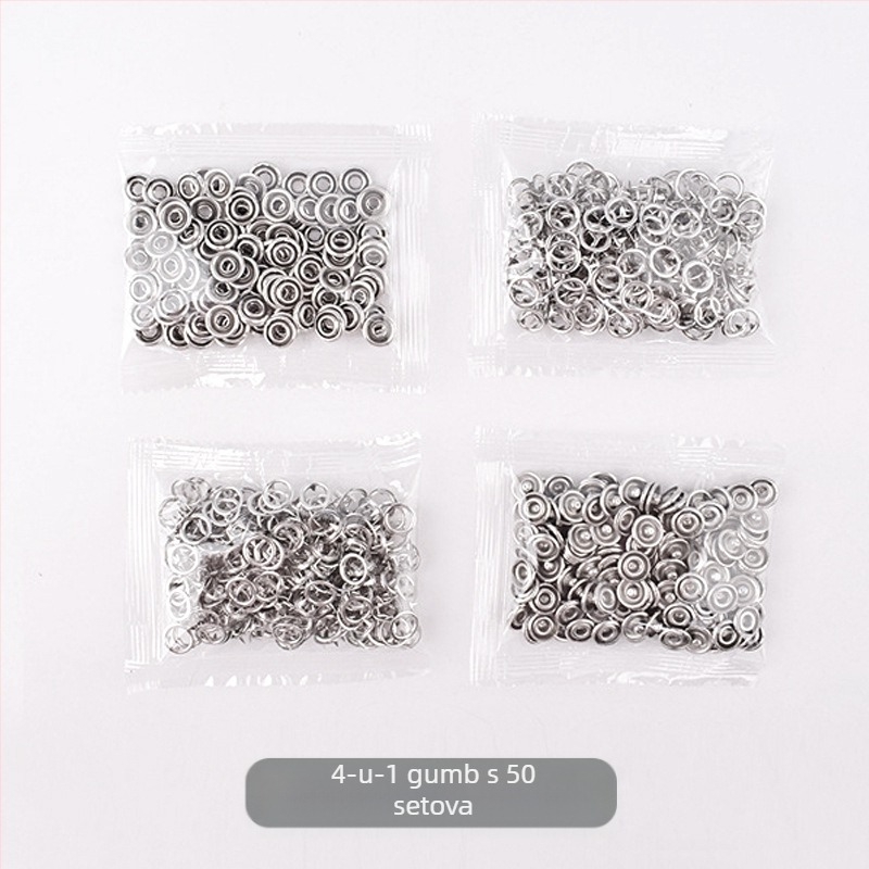 Set alata za ugradnju kopče s pet krakova, držač za poplune za dječju odjeću bez čavala i šavova, kopča na kopčanje, kopča za svekrvu, mali gumb