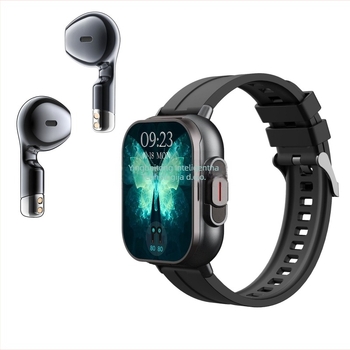 Novi D8 pametni sat Bluetooth slušalice 2-u-1 2-inčni zaslon osjetljiv na dodir Bluetooth poziv Alipay višenamjenski