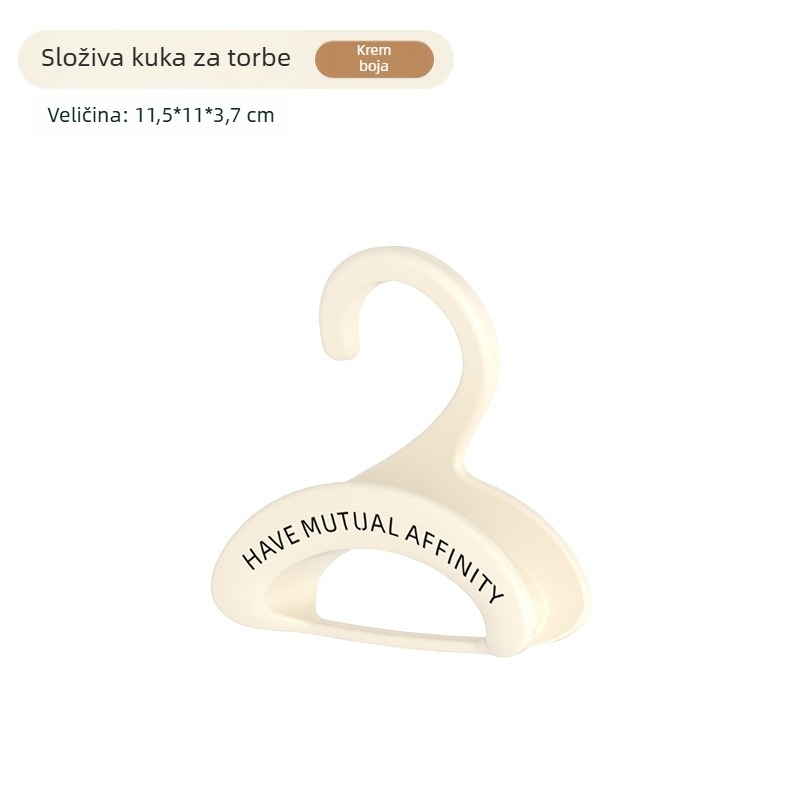 Bešavni stalak za torbe, vješalica za ormar, bešavni vješalica za pohranu, svileni šal, vješalica za kravate, vješalica za kapute koja se može slagati